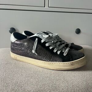 EUC metallic p448 sneakers